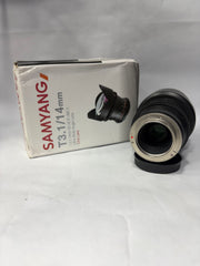 Samyang T3.1/14mm Ultra Wide Cinema Lens | Professional Cine Lens | SK405