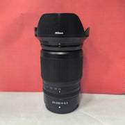 a) Nikon NIKKOR Z 24-200mm f/4-6.3 VR Lens | All-in-One Full-Frame Zoom Lens for Nikon Z Mirrorless Cameras | Travel, Wildlife, Portrait & Everyday Photography Lens | SK183