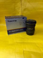 Tokina AT-X PRO DX 11-16mm f/2.8 Ultra Wide-Angle Zoom Lens | Constant f/2.8 | APS-C | SK375