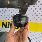 Canon EF-S 24mm f/2.8 STM Pancake Lens | Compact Wide-Angle Prime Lens for Street Photography, Travel, Landscapes, Vlogging & Everyday Shooting | SK243