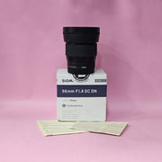 a) Sigma 56mm f/1.4 DC DN Lens | APS-C Portrait Prime | Fast f/1.4 (Code: AB43)