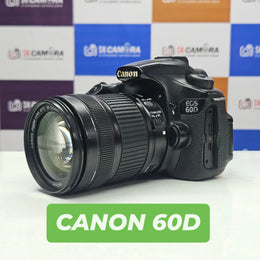 a) Canon EOS 60D DSLR Camera with 18-135mm IS Lens | 18MP APS-C | Full HD Video | Vari-Angle Screen | Semi-Professional DSLR