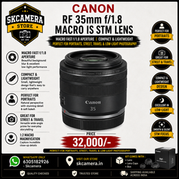 Canon RF 35mm f/1.8 Macro IS STM Lens – SK348