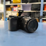 Sony A6000 with 18-55mm OSS Lens | 24.3MP Mirrorless Camera Kit for Photography, Travel, Vlogging & Full HD Video Recording | SK202