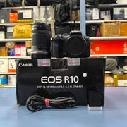 Canon EOS R10 with 18-150mm f/3.5-6.3 IS STM Lens | 24.2MP Hybrid Mirrorless Camera for Photography, 4K Video, Travel & Content Creation | SK216