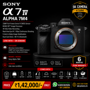 Sony Alpha 7 IV Mirrorless Camera Body | 33MP Full-Frame Hybrid Camera | Excellent for Photo & 4K Video SK331