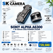 Pre-owned Sony Alpha a6300 + FE 16-50mm OSS lens AS65