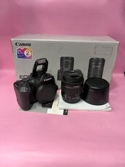 Canon EOS 200D Mark II DSLR Camera with Canon EF-S 18-55mm f/4-5.6 IS STM Lens | 24.1MP APS-C | 4K Video | Excellent Condition | SK464