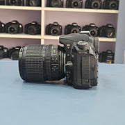 b) Nikon D90 DSLR Camera with 18-105mm VR Lens | 12.3MP | HD Video | Reliable Nikon DX Camera | SK252