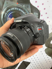 Canon EOS Rebel T3i (600D) DSLR Camera with Canon EF-S 18-55mm Lens | 18MP Full HD Flip Screen | SK392