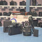 Demo unit Canon EOS M50 + 15-45mm IS STM lens AS18