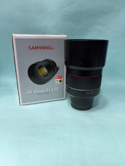 Samyang AF 85mm f/1.4 FE Lens | Sony E-Mount | Full-Frame Autofocus Portrait Prime Lens SK379