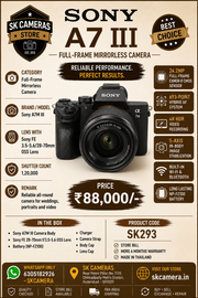 Sony Alpha A7 III Mirrorless Camera with FE 28-70mm OSS Lens | SK293