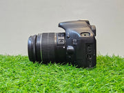 a) Canon EOS 550D DSLR with 18-55mm IS II Lens | 18MP APS-C | Full HD Video | Beginner Camera