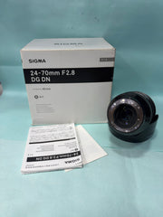 Sigma 24-70mm f/2.8 DG DN Art Lens | Professional Standard Zoom | Constant f/2.8 Aperture | Fast & Accurate Autofocus | Exceptional Sharpness | Perfect for Portraits, Weddings, Events & Videography | SK352