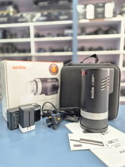 GODOX AD300 Pro Outdoor Flash | 300Ws Portable TTL Strobe Light with HSS 1/8000s | Ideal for Outdoor Portraits, Weddings, Fashion, Commercial Shoots & Creative Lighting | SK265