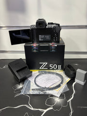 Nikon Z50 II Body | 20.9MP APS-C Mirrorless | EXPEED 7 | 4K 60p Video | AI Subject Detection AF | Vari-Angle Touchscreen SK343