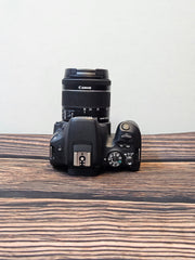 a) Canon EOS 200D DSLR Camera with 18-55mm STM Lens | 24.2MP APS-C | Dual Pixel AF | Full HD Video | WiFi & Bluetooth | Lightweight DSLR