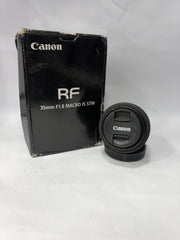 Canon RF 35mm f/1.8 Macro IS STM Lens – SK348