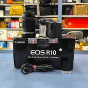 Canon EOS R10 with 18-150mm f/3.5-6.3 IS STM Lens | 24.2MP Hybrid Mirrorless Camera for Photography, 4K Video, Travel & Content Creation | SK216