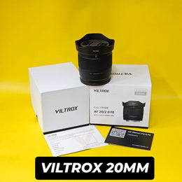a) Viltrox AF 20mm f/2.8 STM ASPH ED IF Lens (Sony E-Mount) | Ultra Wide Prime | Lightweight & Sharp | Ideal for Landscape & Travel | Code AB07