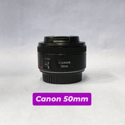 a) Canon EF 50mm f/1.8 STM Lens | Prime Portrait Lens | Sharp & Lightweight | Perfect for Bokeh Photography SK1036