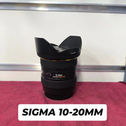 a) Sigma 10-20mm f/4-5.6 DC HSM Lens for Canon/Nikon APS-C | Ultra Wide-Angle Zoom Lens | Landscape & Architecture | (Code: SK138)