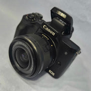 a) Canon EOS M50 Mark II with 15-45mm Lens | 24.1MP Mirrorless Camera | 4K Video & Vlogging Camera | Compact Creator Kit