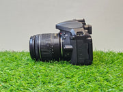 a) Nikon D5300 DSLR Camera with 18-55mm f/3.5-5.6 VR Lens | 24.2MP APS-C Sensor | Full HD Video | WiFi & GPS | Vari-Angle Screen | Beginner Friendly Photography Camera 📸🔥