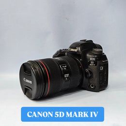 a) Canon EOS 5D Mark IV DSLR Camera with 24-105mm f/4L IS II Lens | 30.4MP Full Frame | 4K Video | Dual Pixel AF | Professional Camera