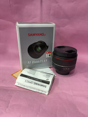 Samyang AF 85mm f/1.4 F Lens (Nikon F Mount) | Full-Frame Auto Focus Portrait Prime Lens SK359