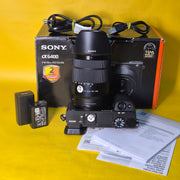 Sony Alpha a6400 Mirrorless Camera + 18-135mm OSS Lens | Excellent Condition | AS03