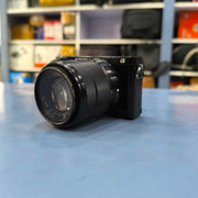 Sony A6000 with 18-55mm OSS Lens | 24.3MP Mirrorless Camera Kit for Photography, Travel, Vlogging & Full HD Video Recording | SK202
