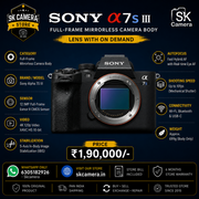 Sony Alpha 7S III Mirrorless Camera Body | 12.1MP Full-Frame | 4K 120fps | IBIS | SK417
