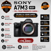 Sony A7 III Body – Photographer's Favorite Full-Frame Camera SK295