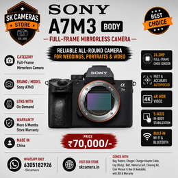 Sony A7 III Body – Photographer's Favorite Full-Frame Camera SK295
