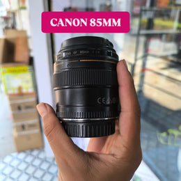 a) Canon EF 85mm f/1.8 USM Lens for Canon EF Mount | Fast Portrait Prime Lens | Sharp Autofocus & Beautiful Bokeh | SK153