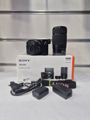 Sony alpha 6100 with E PZ 16-50mm F3.5-5.6 OSS lens & E 55-210mm F4.5-6.3 OSS lens SK299