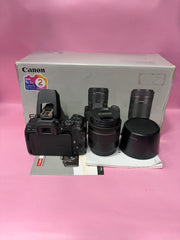 Canon EOS 200D Mark II DSLR Camera with Canon EF-S 18-55mm f/4-5.6 IS STM Lens | 24.1MP APS-C | 4K Video | Excellent Condition | SK464