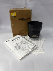 Nikon AF-S NIKKOR 50mm f/1.8G Prime Lens | Fast Portrait Lens | Nikon F Mount | SK358