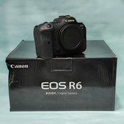 b) Canon EOS R6 Full-Frame Mirrorless Camera Body | 20MP | 4K Video | Dual Pixel AF | Pro Photography | SK1020