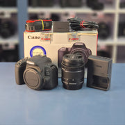 Canon EOS 200D DSLR Camera with EF-S 18-55mm IS STM Lens | Excellent Condition | AS21