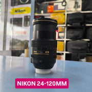 a) Nikon AF-S NIKKOR 24-120mm f/4G ED VR Lens | Professional Standard Zoom Lens for Nikon FX DSLR Cameras | Travel, Portrait & Event Photography | SK171
