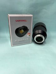 Samyang AF 85mm f/1.4 FE Lens | Sony E-Mount | Full-Frame Autofocus Portrait Prime Lens SK379