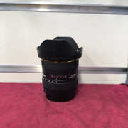 a) Sigma 10-20mm f/4-5.6 DC HSM Lens for Canon/Nikon APS-C | Ultra Wide-Angle Zoom Lens | Landscape & Architecture | (Code: SK138)