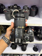 Nikon D5100 + AF-P 18-55mm f/3.5-5.6G Lens | Budget DSLR for Beginners | Flip Screen | Full HD Video SK472