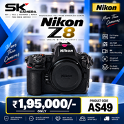 Pre-owned Nikon Z8 Professional Full-frame Mirrorless Body AS49