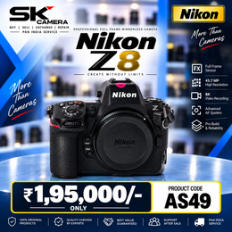 Pre-owned Nikon Z8 Professional Full-frame Mirrorless Body AS49