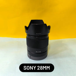 a) Sony FE 28mm f/2 Lens | Compact Full-Frame Wide-Angle Prime for Sony E-Mount | Sharp & Lightweight  SK165