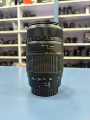 Tamron AF 70-300mm f/4-5.6 Di LD Macro Lens for Canon EF Mount | 1:2 Macro Capability | Full-Frame Telephoto Zoom | Lightweight & Versatile | SK319